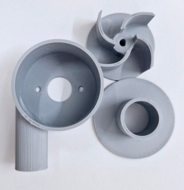 RS775 12volt DC Motor 3D Water Pump set, DIY 3D Printed Pump Set