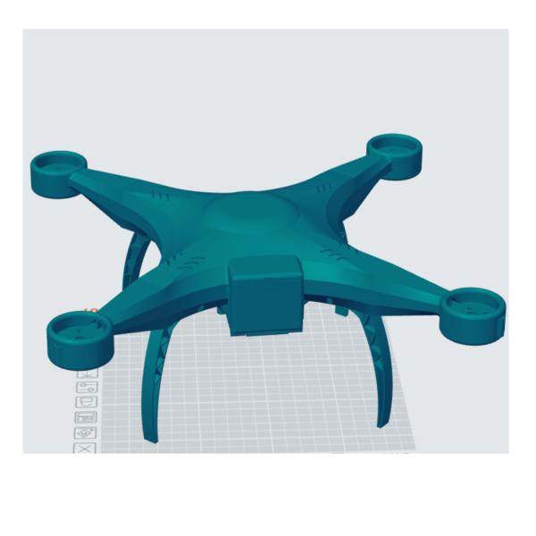 3D printed DJI Phantom Drone frame