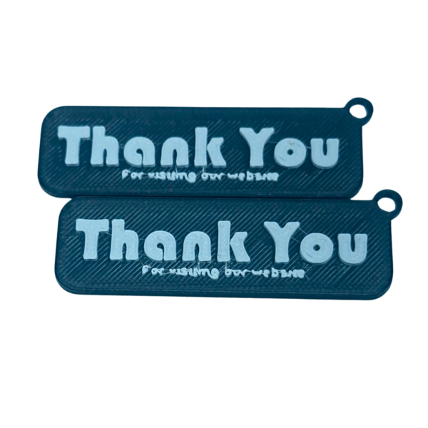 3D Printed customized keychain(5pcs)