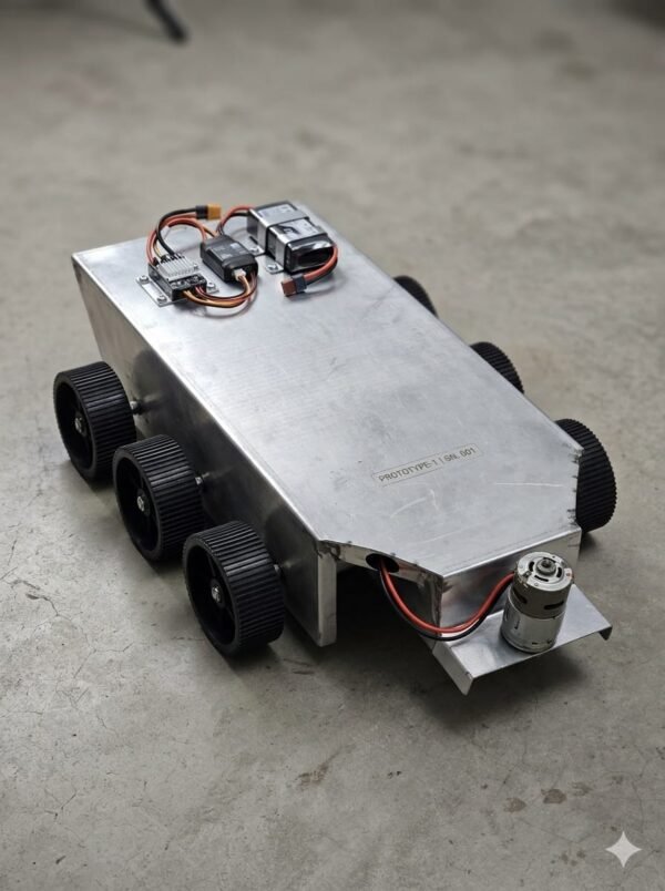 Grass cuttiong robot metal chassis